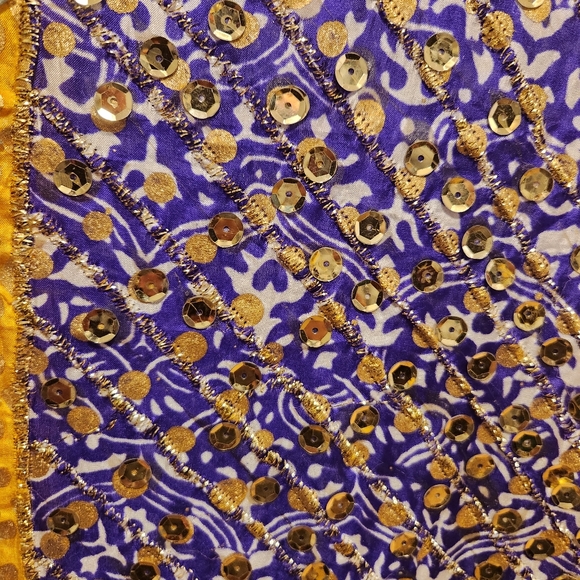 Block print dupptta - Picture 2 of 3